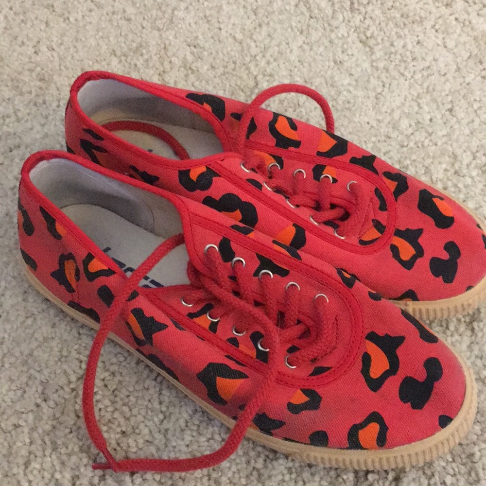 Startas leopard print canvas shoes